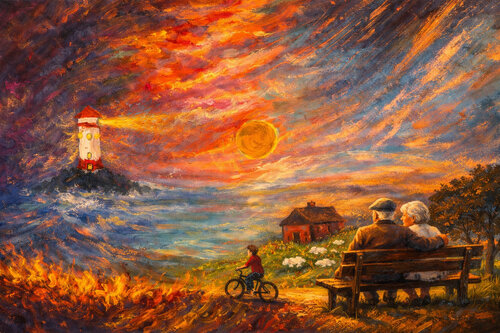 Himmels Romantik von Steven Elijah Neuhaus, Malerei kaufen auf Singulart