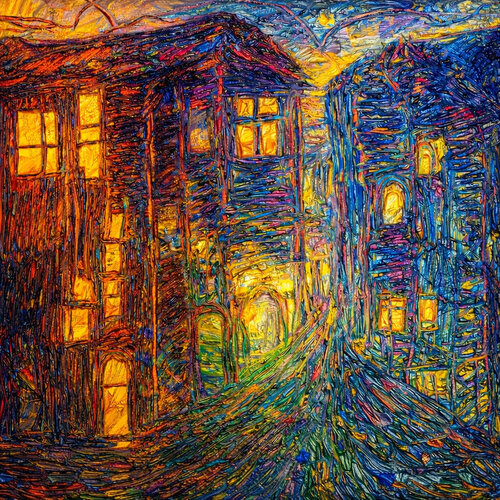 Ein Zuhause von Steven Elijah Neuhaus, Malerei kaufen auf Singulart