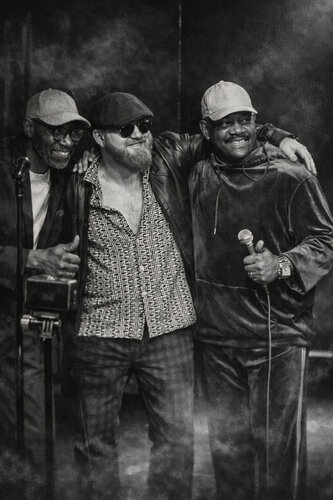 Soul kings Noir Mixed Media van Steven Elijah Neuhaus, Schilderij te koop op Singulart