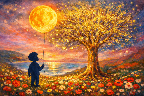 Der kleine Traumfänger hält die Harmonie by Steven Elijah Neuhaus, Painting for Sale on Singulart