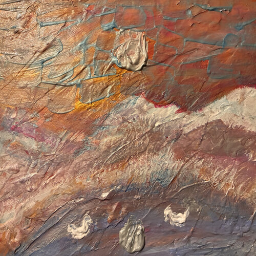 2 Schwäne im Traumland Mixed Media par Steven Elijah Neuhaus, Peinture en vente sur Singulart