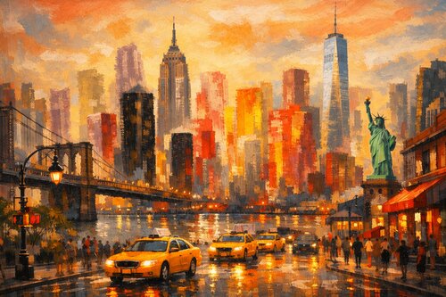New York in love de Steven Elijah Neuhaus, Pintura a la venta en Singulart