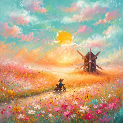 Ein schöner Sommer Mixed Media van Steven Elijah Neuhaus, Schilderij te koop op Singulart