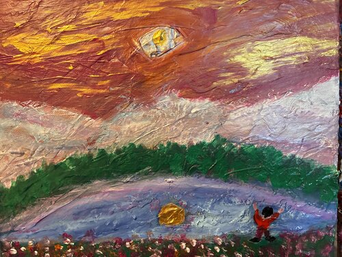 Der kleine Traumfänger Das Leben und seine Schönheit von Steven Elijah Neuhaus, Malerei kaufen auf Singulart