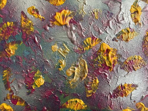 Der Glanz von Blüten di Steven Elijah Neuhaus, Pittura in vendita su Singulart