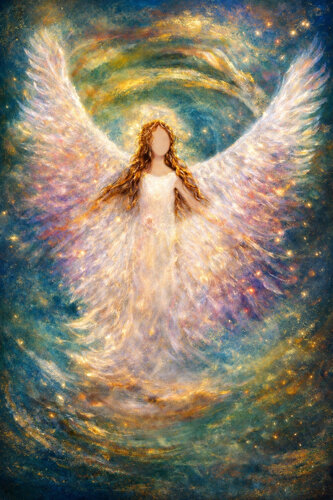 Der Engel der Ehrlichkeit van Steven Elijah Neuhaus, Schilderij te koop op Singulart