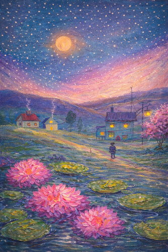 Die Welten der Geborgenheit van Steven Elijah Neuhaus, Schilderij te koop op Singulart