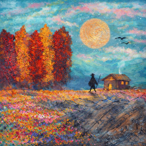 Wenn der Frühling in unsere Herzen kommt di Steven Elijah Neuhaus, Pittura in vendita su Singulart