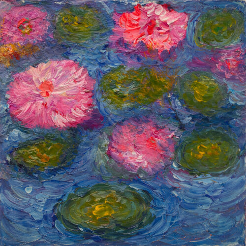 Das Wasser Rosen Meer Mixed Media van Steven Elijah Neuhaus, Schilderij te koop op Singulart