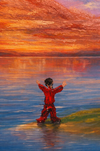 Der kleine Traumfänger und liebe der Fantasie de Steven Elijah Neuhaus, Pintura a la venta en Singulart