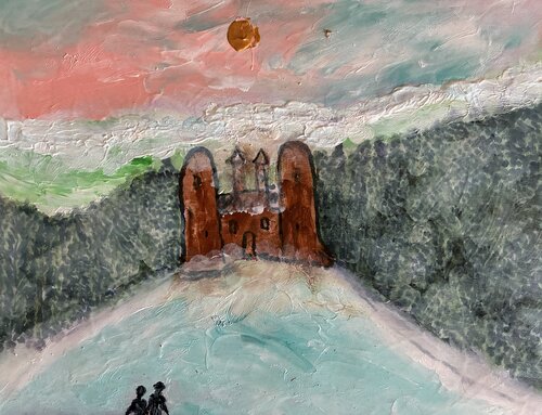 Das Schloss im Spessart de Steven Elijah Neuhaus, Pintura a la venta en Singulart