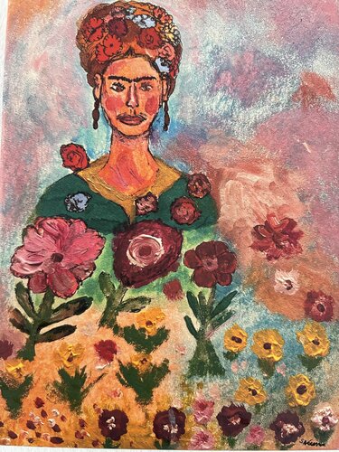 Frida Kahlo in love de Steven Elijah Neuhaus, Pintura a la venta en Singulart