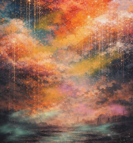 Die Farbenpracht über dem Meer von Steven Elijah Neuhaus, Malerei kaufen auf Singulart