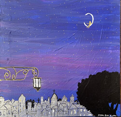 Zwischen Sternen und Zuhause van Steven Elijah Neuhaus, Schilderij te koop op Singulart