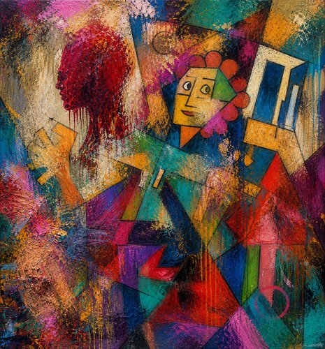 Die Schatten der Frau par Steven Elijah Neuhaus, Peinture en vente sur Singulart
