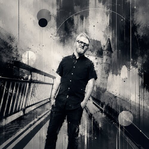 Der abstrakte Mann par Steven Elijah Neuhaus, Peinture en vente sur Singulart