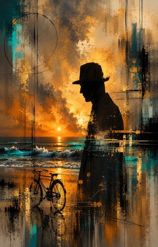 Der lange Lauf der Zeit ist unendlich mixed Media di Steven Elijah Neuhaus, Pittura in vendita su Singulart