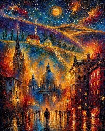 Die Fantasien von Paris Mixed Media by Steven Elijah Neuhaus, 絵画 for Sale on Singulart