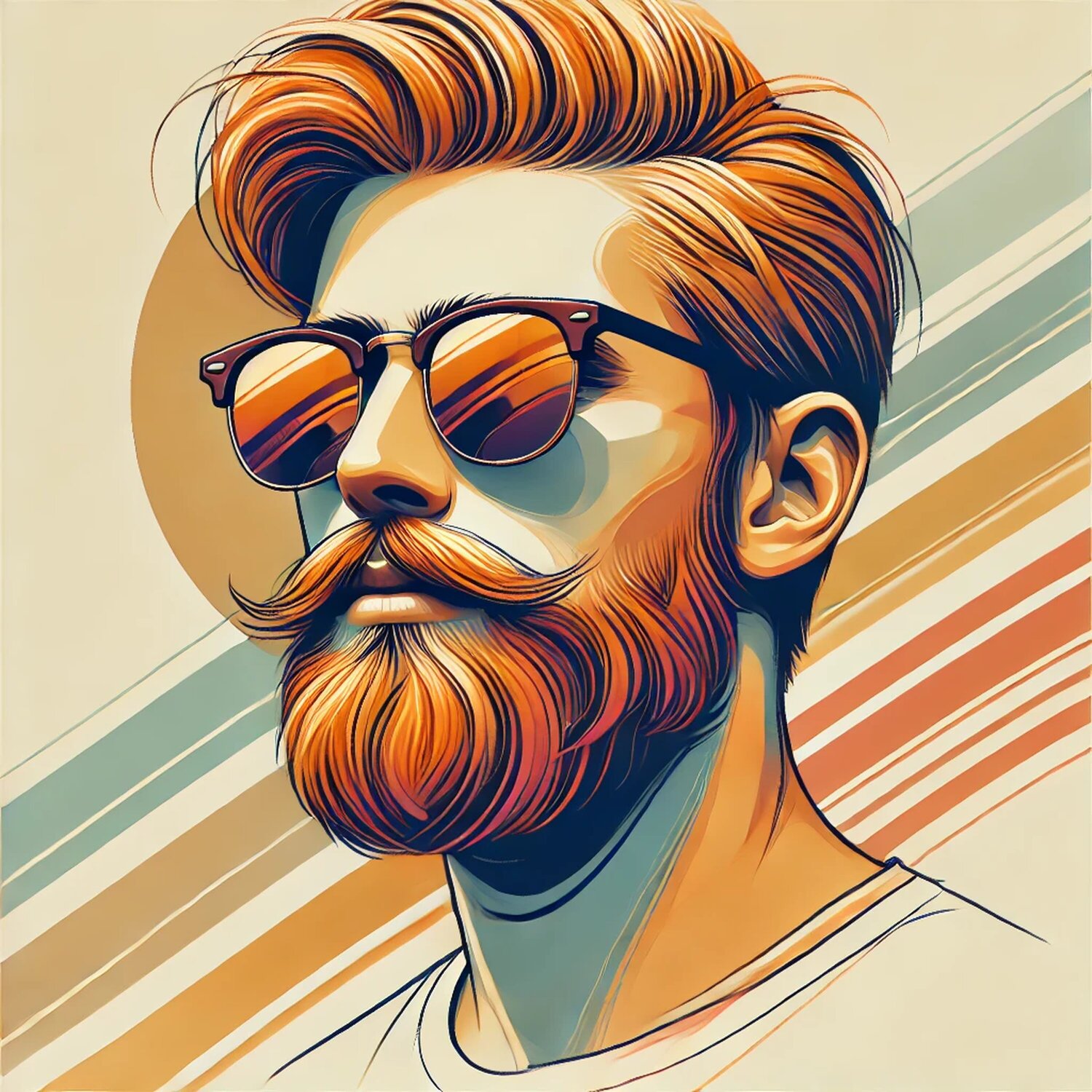 Florida Music vibes  Digital Paint Steven Elijah Neuhaus Originalgemälde zu verkaufen