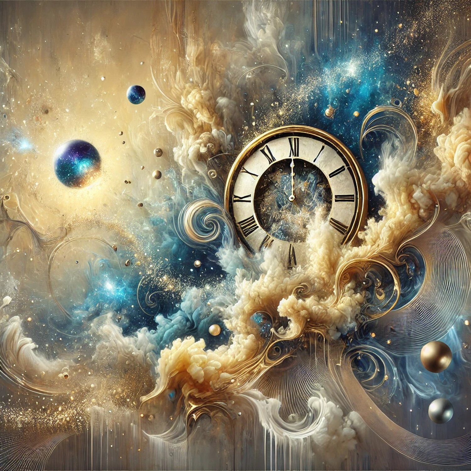 Die Uhr der Träume Steven Elijah Neuhaus Dipinto originale in vendita