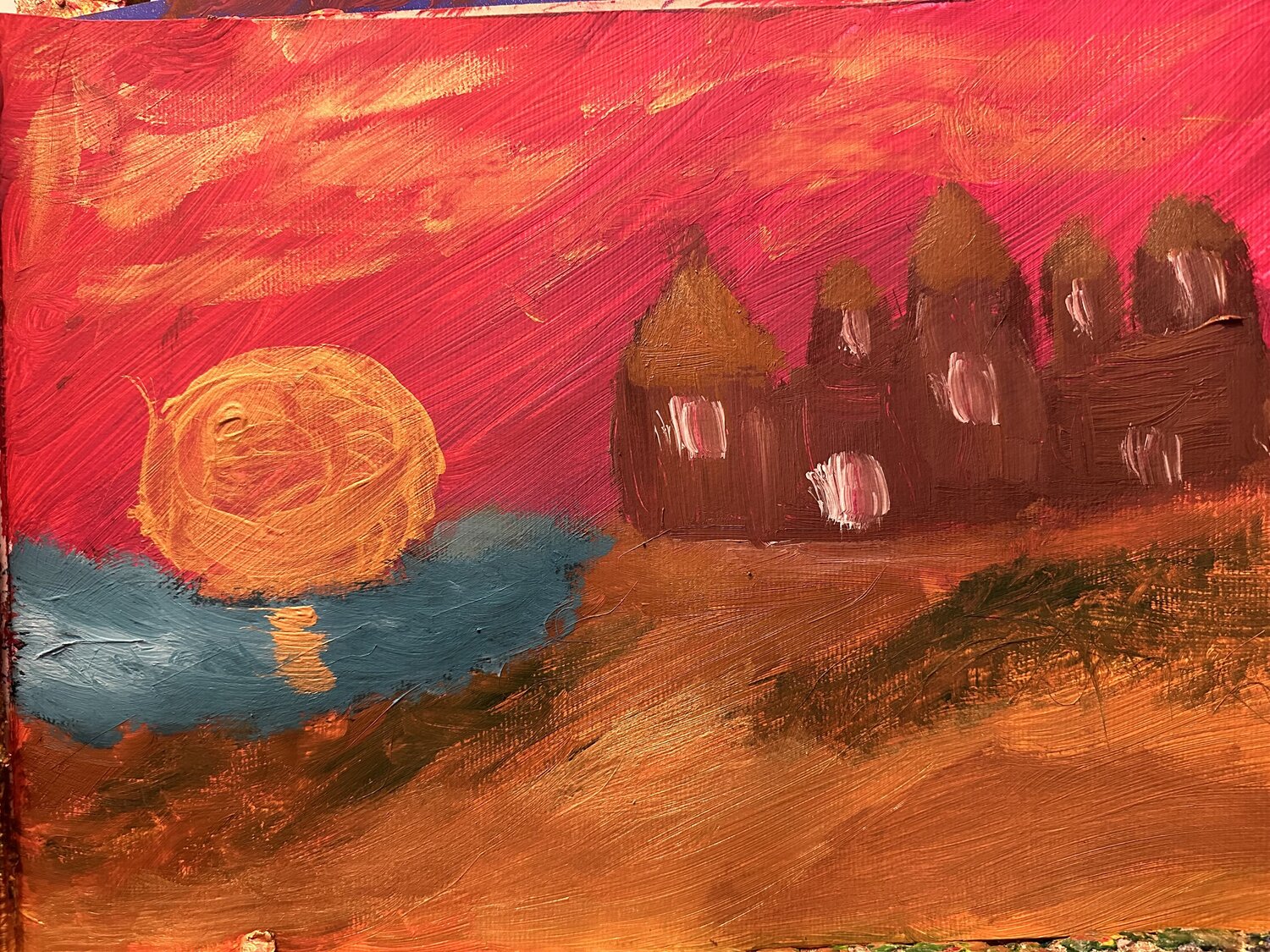 Die Burg im Märchenland Steven Elijah Neuhaus Werk auf Papier zu verkaufen
