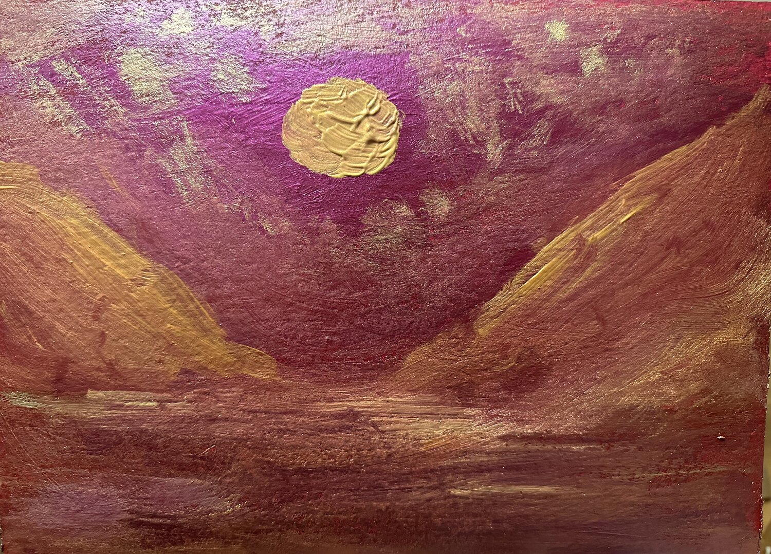 Die Sonne des Traumlandes Steven Elijah Neuhaus Originalgemälde zu verkaufen