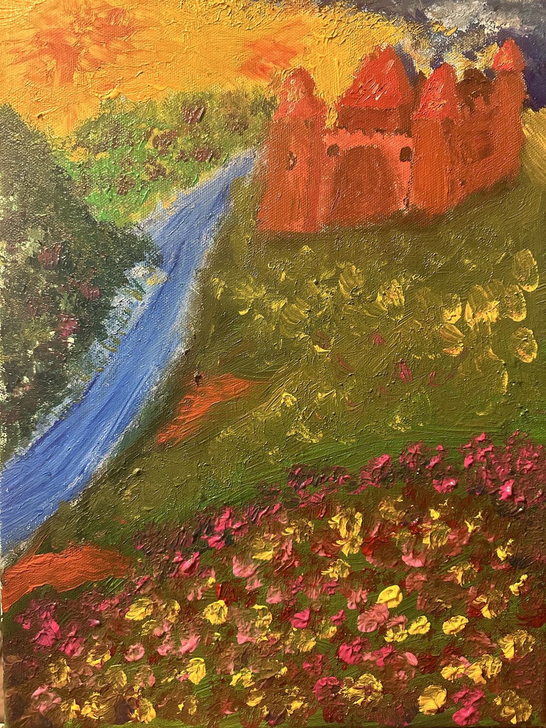 Burg der stärke Steven Elijah Neuhaus Originalgemälde zu verkaufen