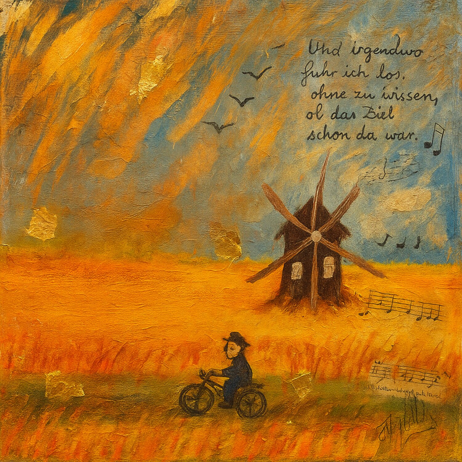 Der Traum der Landschaft des kleinen Prinzen Steven Elijah Neuhaus Originalgemälde zu verkaufen