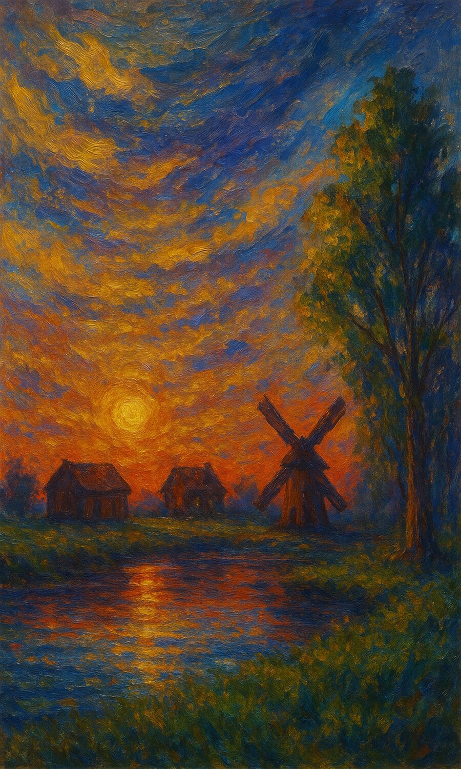 Die Lieblichkeit des warmen Lichtes Steven Elijah Neuhaus Originalgemälde zu verkaufen