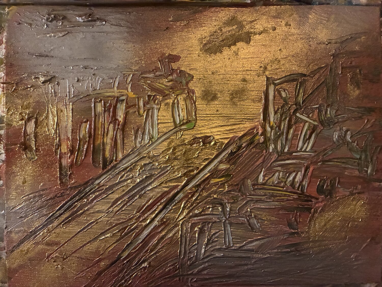 Der schimmernde Fluss Mixed Media Steven Elijah Neuhaus