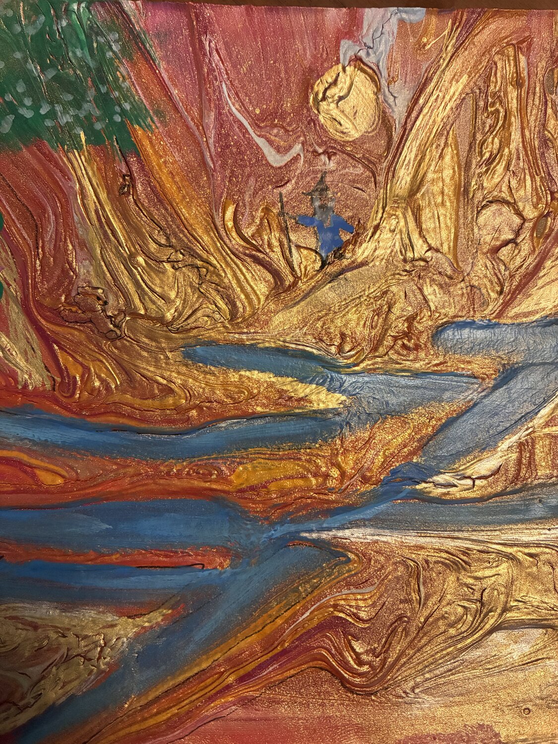 Der Zauberer des schimmerns Steven Elijah Neuhaus Originalgemälde zu verkaufen