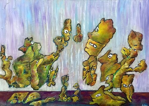 Детето и обществото von Анна Мутавска, Malerei kaufen auf Singulart