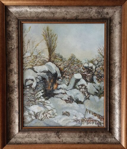 Тих зимен ден. von Анна Мутавска, Malerei kaufen auf Singulart