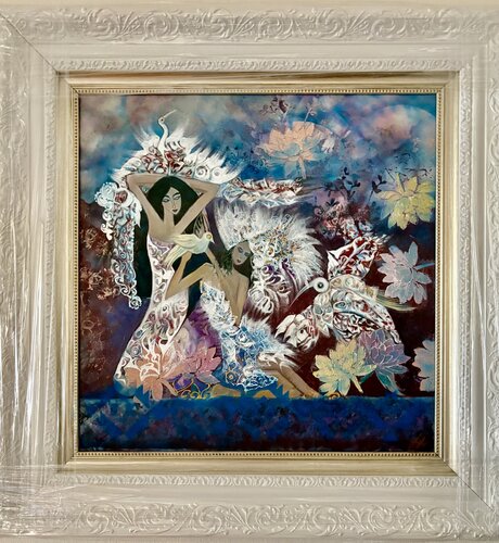 Танцуващи с птиците von Анна Мутавска, Malerei kaufen auf Singulart