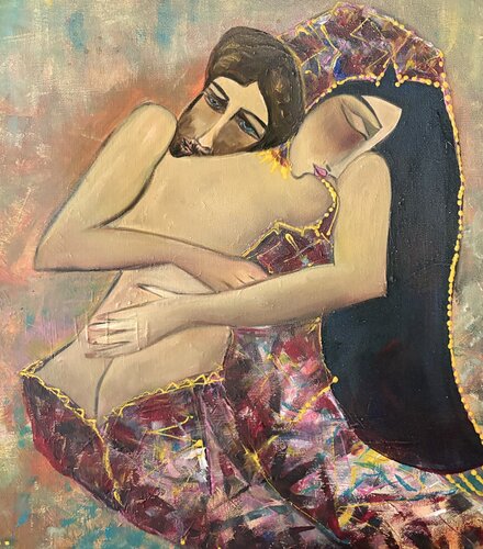 Прегръдката von Анна Мутавска, Malerei kaufen auf Singulart