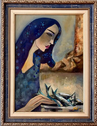 Морско момиче von Анна Мутавска, Malerei kaufen auf Singulart