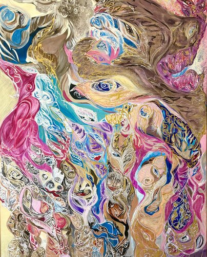 Каса Мила – Барселона: Скритите образи von Анна Мутавска, Malerei kaufen auf Singulart