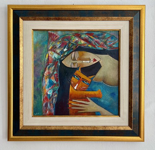 Прегръдка отвъд думите von Анна Мутавска, Malerei kaufen auf Singulart