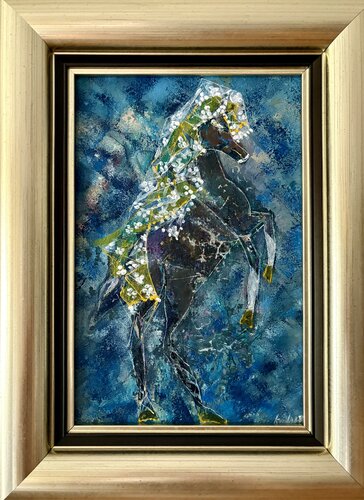 Golden Gallop von Анна Мутавска, Malerei kaufen auf Singulart