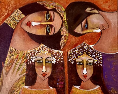 The Heart of the Home von Анна Мутавска, Malerei kaufen auf Singulart