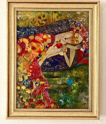 Сън в райската градина von Анна Мутавска, Malerei kaufen auf Singulart