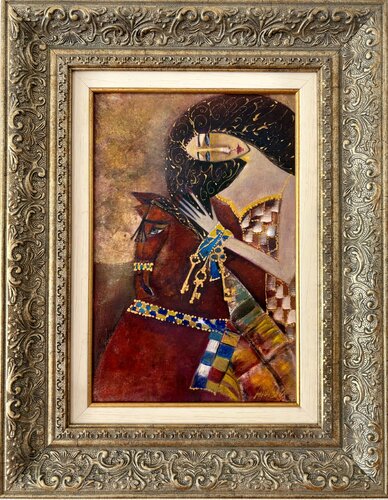 The Three Keys of Fate von Анна Мутавска, Malerei kaufen auf Singulart