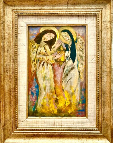 Ангели на огъня von Анна Мутавска, Malerei kaufen auf Singulart