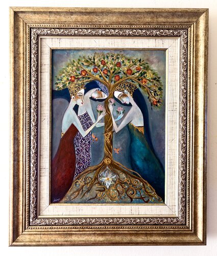 Three directions of life by Анна Мутавска, Painting for Sale on Singulart
