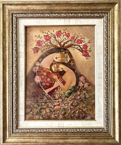 "Divine Resurrection - the Mystery of Love" par Анна Мутавска, Peinture en vente sur Singulart