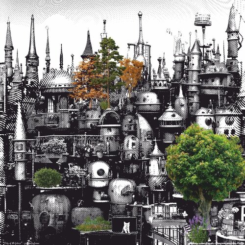 Digital artwork "City ​​of the future" Aleksandra Łojek-Szymanowska