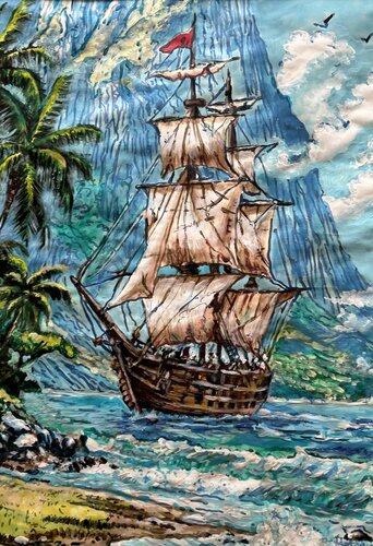 Under Sail  I di Aleksandra Łojek-Szymanowska, Opera su carta in vendita su Singulart