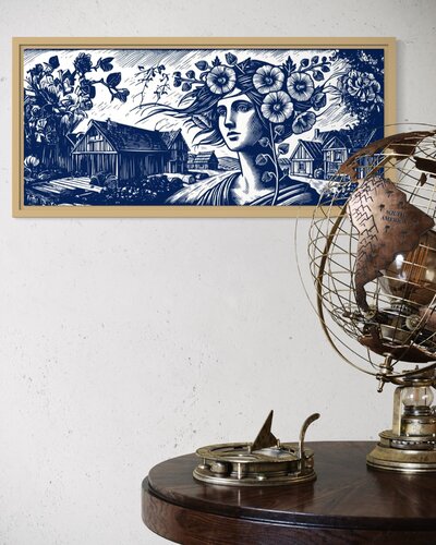 Digital graphics "Bronowice" di Aleksandra Łojek-Szymanowska, Digitale in vendita su Singulart