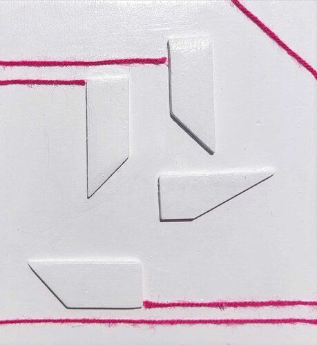 GeometronD Relief von Aleksandra Łojek-Szymanowska, Andere Medien kaufen auf Singulart