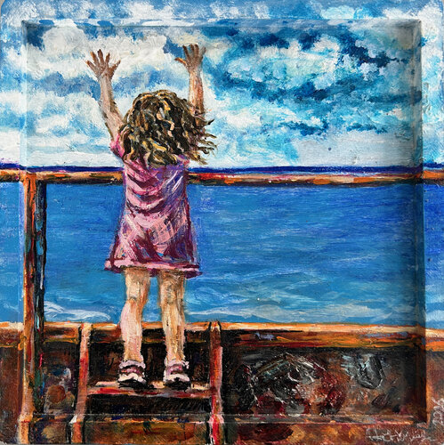 Wyżej van Aleksandra Łojek-Szymanowska, Schilderij te koop op Singulart